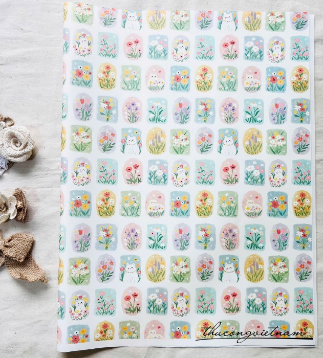 Giấy gói quà Fo Kem - B50